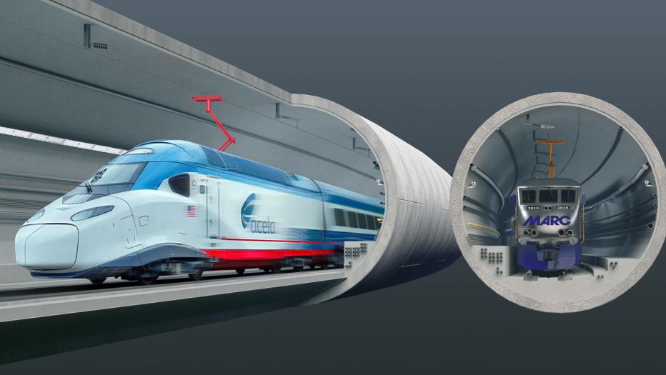 Frederick Douglass Tunnel rendering courtesy of Amtrak
