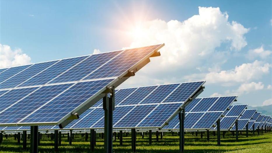 Solar panel, photovoltaic, alternative electricity source - concept of sustainable resources