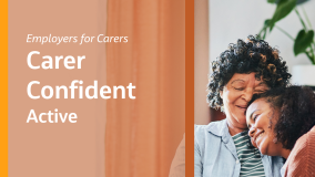 Carer Confident Active Employer banner