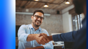 Men shaking hands