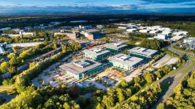 Aerial view of Birchwood Park