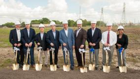 Jacobs team at the Lubrizol Deer Park facility groundbreaking