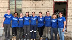 STEM Build Malawi team