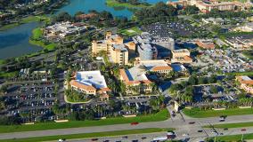 The Villages retirement community aerial view