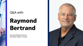 Raymond Bertrand headshot in Q&A banner