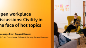Open workplace discussions: Civility in the face of hot topics
