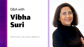 Vibha Suri headshot in Q&A banner