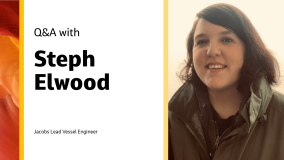 Steph Elwood headshot in Q&amp;A banner