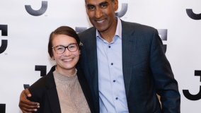 Kristen Jackson and Bob Pragada