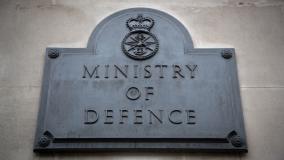 Ministry of Defence plaque courtesy of Ministry of Defence