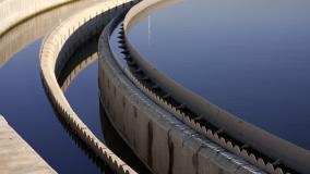 Biological Wastewater Treatment Plant pools and treatment