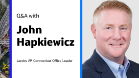 John Hapkiewicz headshot in Q&A banner
