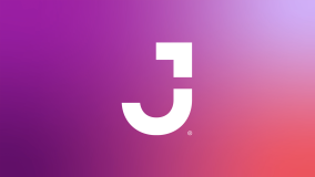 J-mark purple duotone gradient