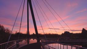 Keypax Bridge at sunset courtesy of Simon Kennedy