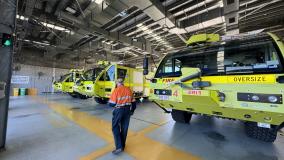 Brisbane fire service vehicles