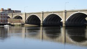 Washington Bridge in Rhode Island