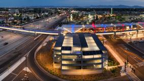 Aeriel View of Northwest Phase II Light Rail Extension