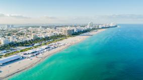 Miami Beach Aerial View