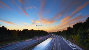 View of a motorway