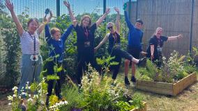 Jacobs at the Windsor Parallel Festival of Inclusivity in the U.K., supporting Little Muddy Boots with a sensory garden and walk