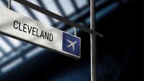 Cleveland Airport Sign