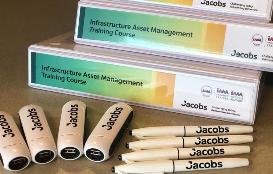 Jacobs Infrastructure Asset Management Training swag