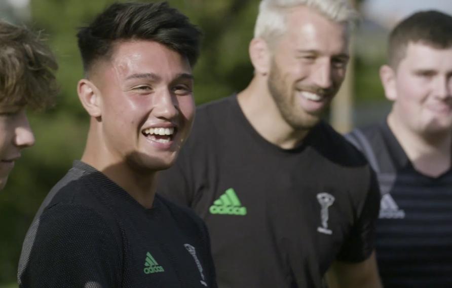 Three members of Harlequins Rugby Team