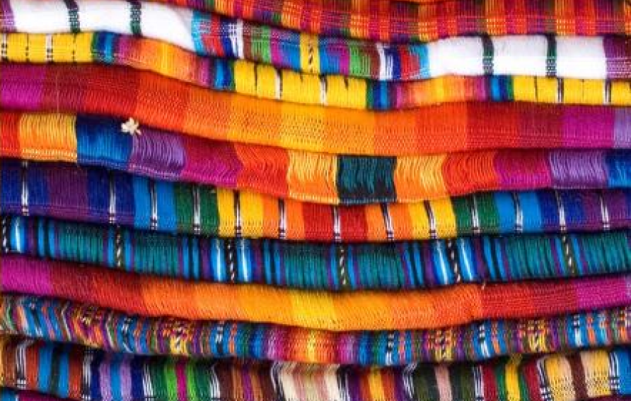 Colorful Hispanic weaving