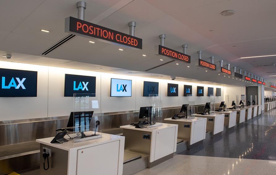 LAX ticket counters