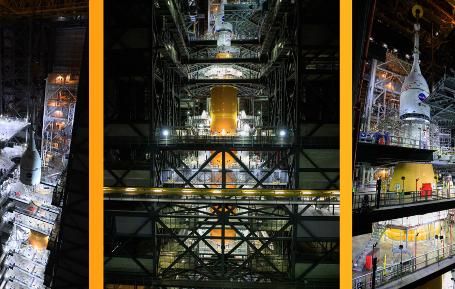 Jacobs and NASA complete stacking of Artemis I, final testing and preps for launch underway.