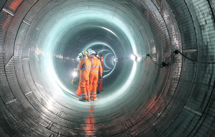 Western Branch Tunnel During Inspection