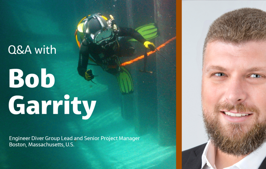 Q&amp;A with Bob Garrity Engineer Diver Group Lead and Senior Project Manager Boston, Massachusetts, U.S.