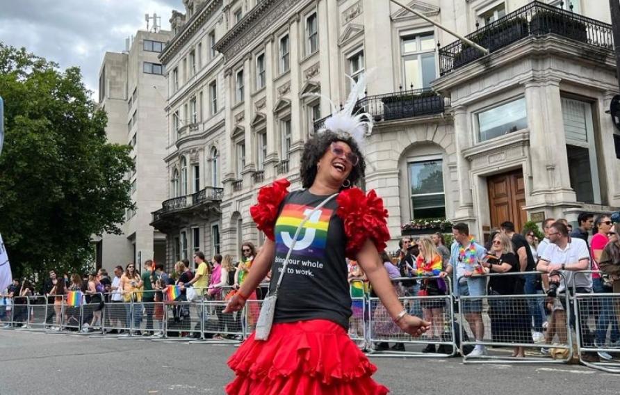 Rebecca Scott at London Pride