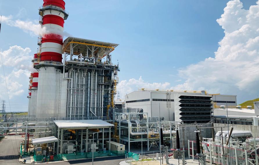 Melaka west view of the power block unit