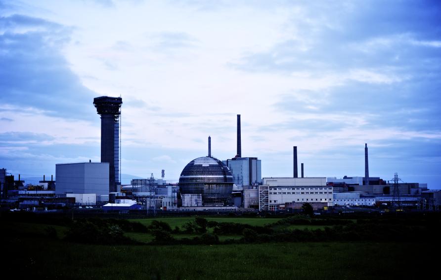 Sellafield site view landscape