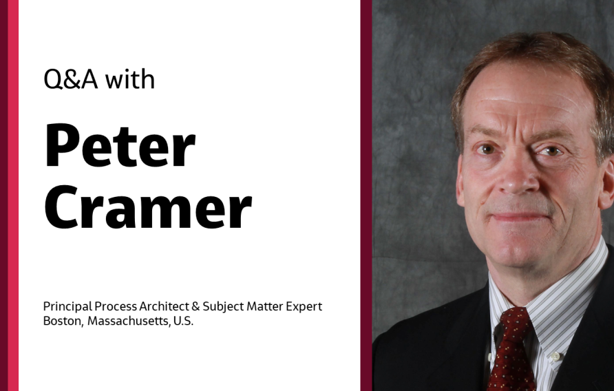 Peter Cramer headshot in Q&amp;A banner graphic