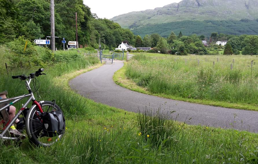 Duror cyclepath in Scotland - Sustrans