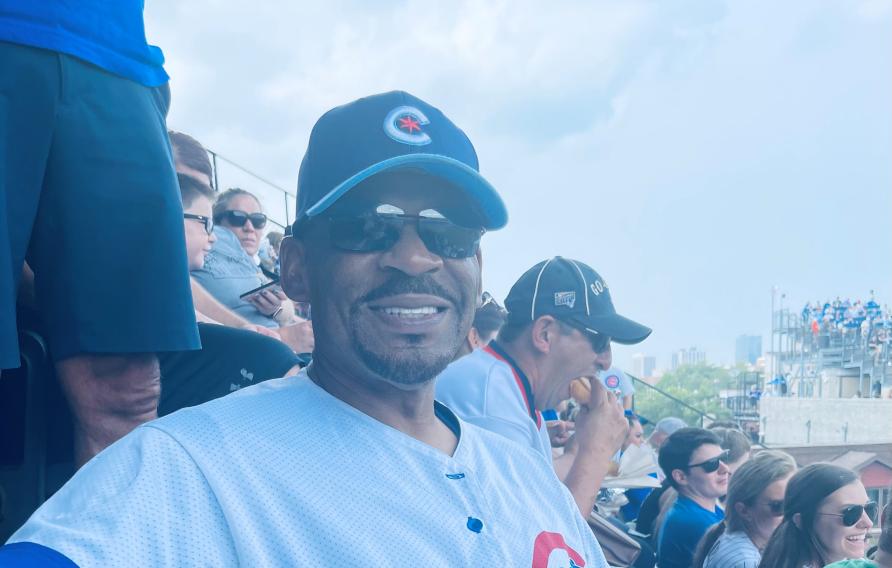 Jake Washington at a ball game