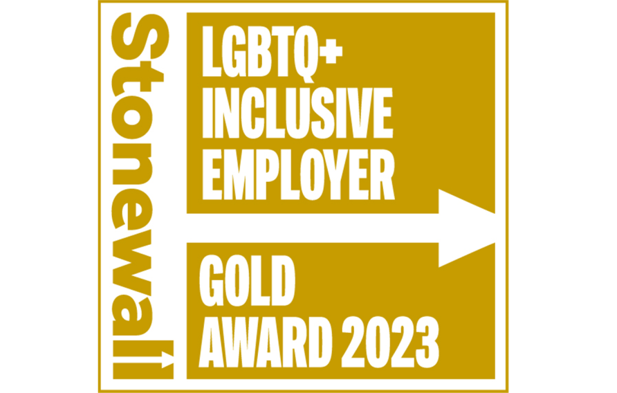 Stonewall LGBTQ+ Inclusive Employer Gold Award 2023
