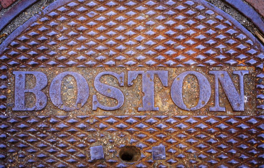 Boston sewer cover