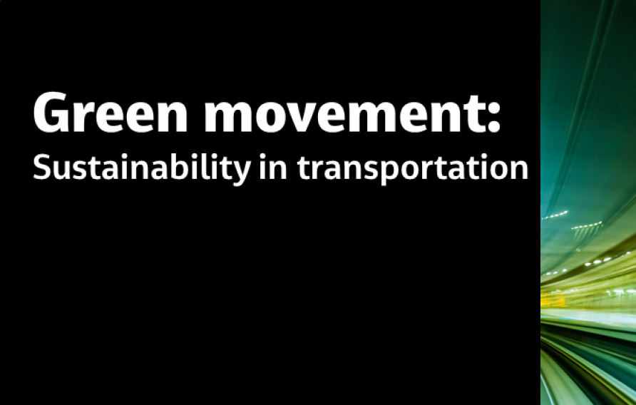 Green movement: Sustainability in transportation