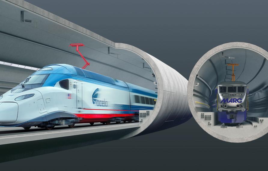 Frederick Douglass Tunnel rendering courtesy of Amtrak