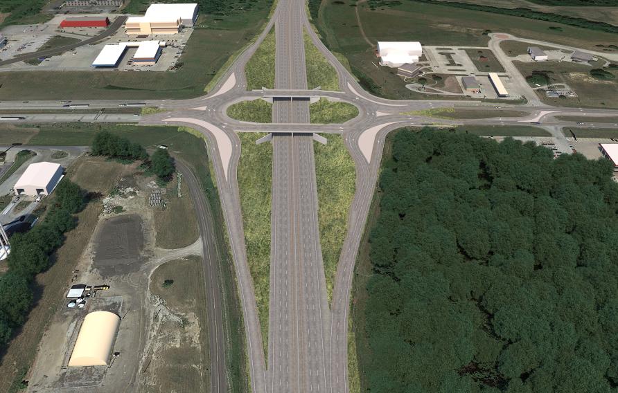 Missouri improvement I-70 program rendering