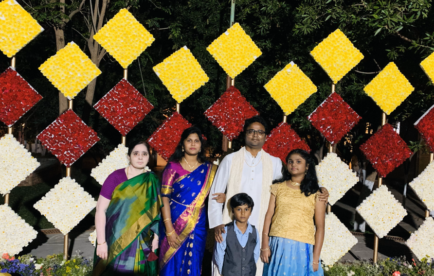 Sri Chennoji and family