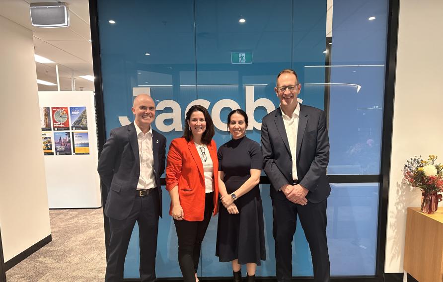Jacobs leaders in new Canberra office