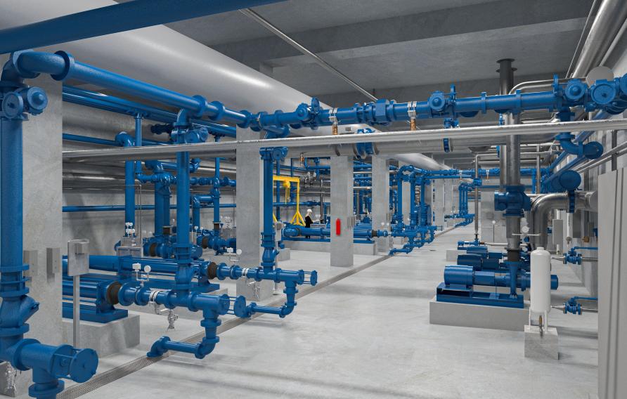 Ohio biosolids plant rendering