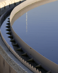 Biological Wastewater Treatment Plant pools and treatment