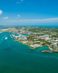 Aerial view of Key West