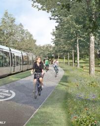 Artist's impression of West Yorkshire Mass Transit Programme 