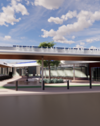 Blue Line Logan Station rendering